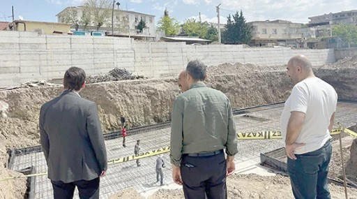 ASM İSTASYONU İNŞAATI İNCELENDİ