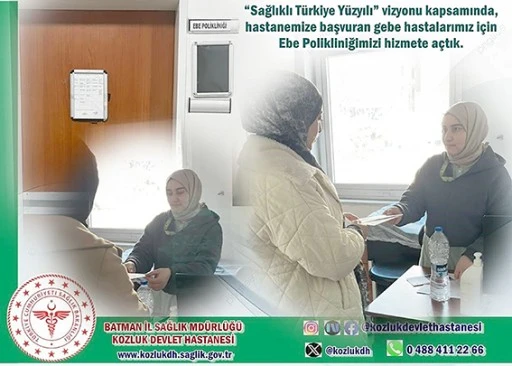 KOZLUK&rsquo;TA EBE POLİKLİNİĞİ HİZMETE A&Ccedil;ILDI