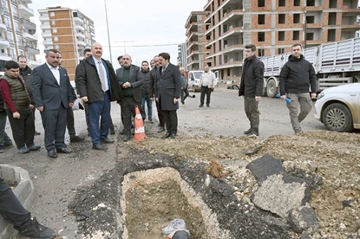 BASKİ’DEN TOKİ BÖLGESİNE YENİ İÇME SUYU HATTI