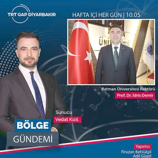 REKT&Ouml;R DEMİR, TRT GAP&rsquo;TA &Uuml;NİVERSİTEYİ ANLATTI