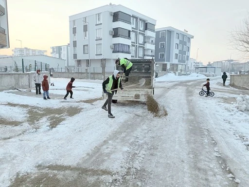 EKİPLERDEN SOKAK SOKAK TUZLAMA &Ccedil;ALIŞMASI