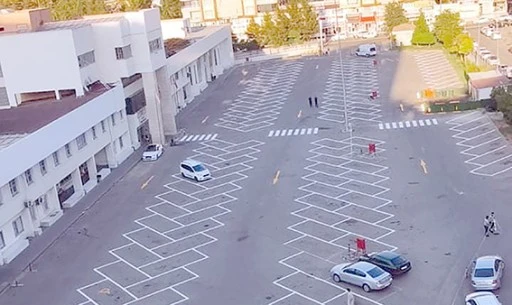 HASTANEDE ULAŞIM ALANLARI YENİLENİYOR