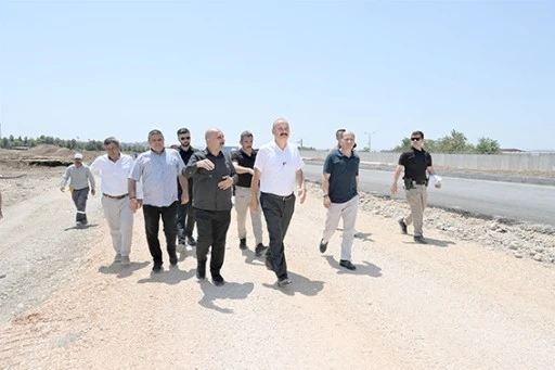 YENİ &Ccedil;EVREYOLU VE ALTYAPI &Ccedil;ALIŞMALARINI YERİNDE İNCELEDİ