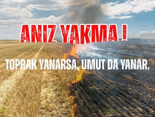 HASANKEYF KAYMAKAMLIĞINDAN ANIZ YAKMA UYARISI