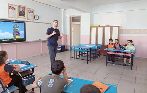 95 &Ouml;ĞRENCİYE TEKNOLOJİ BAĞIMLILIĞI EĞİTİMİ