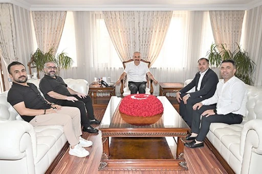 FEDERASYON BAŞKANINDAN VALİ CANALP&rsquo;A TEŞEKK&Uuml;R ZİYARETİ