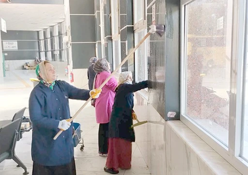 OTOB&Uuml;S TERMİNALİ&rsquo;NDE KAPSAMLI HİJYEN &Ccedil;ALIŞMASI