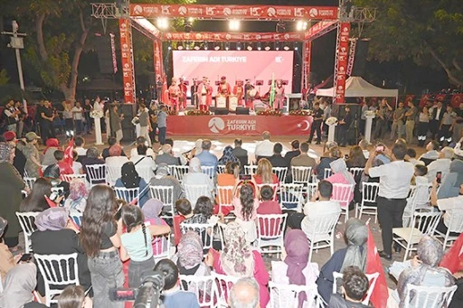 15 TEMMUZ’A YOĞUN KATILIM