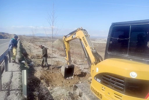 YEŞİL KUŞAK AĞA&Ccedil;LANDIRMA FAALİYETLERİ DEVAM EDİYOR