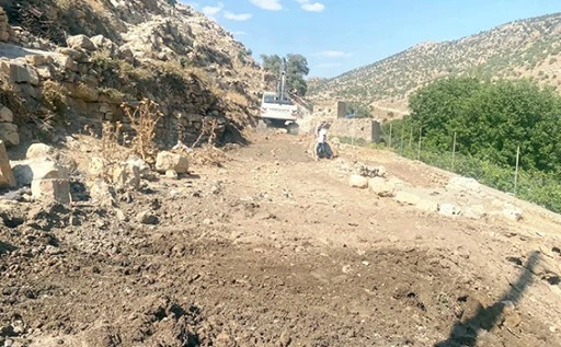 SOĞUCAK K&Ouml;Y&Uuml;NDE YENİ ARAZİ YOLU HİZMETE A&Ccedil;ILDI