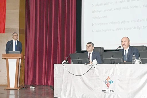 İL TAŞKIN KURULU TOPLANTISI YAPILDI