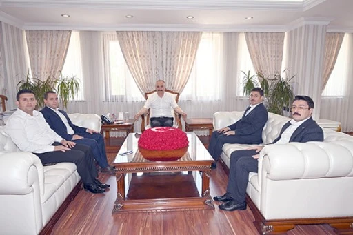 SİİRT VALİ YARDIMCILARINDAN VALİ CANALP&rsquo;A ZİYARET