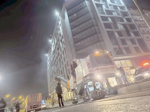 BATMAN PARK KAVŞAĞI&rsquo;NDA GECE MESAİSİ