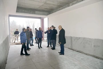 OKUL İNŞAATLARI İNCELENDİ