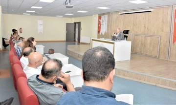 ORTAOKUL OKUL M&Uuml;D&Uuml;RLERİ TOPLANTISI YAPILDI