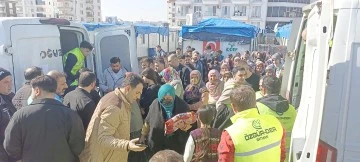 &Ouml;ZG&Uuml;R DER YARDIMLARINA DEVAM EDİYOR