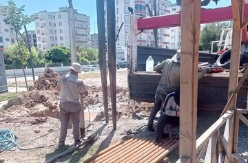 PARK SULAMASI İ&Ccedil;İN 5 YENİ SU KUYUSU A&Ccedil;ILDI