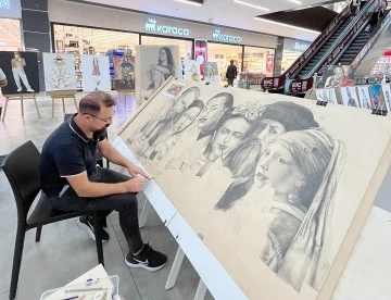PETROL CİTY AVM&rsquo;DE SANAT SERGİSİ A&Ccedil;ILDI