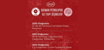 PETROLSPOR ALTYAPI FUTBOLCU SE&Ccedil;MELERİ BAŞLIYOR