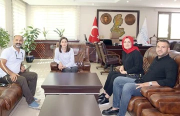 PEYZAJ MİMARLARI ODASINDAN EŞ BAŞKAN S&Ouml;N&Uuml;K&rsquo;E ZİYARET