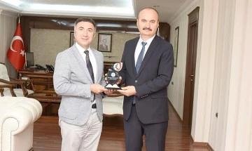 REKT&Ouml;R DEMİR&rsquo;DEN VALİ CANALP&rsquo;E ZİYARET