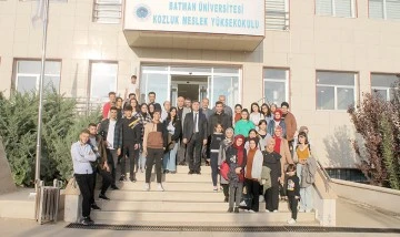 REKT&Ouml;R DEMİR, KOZLUK MYO&rsquo;YU ZİYARET ETTİ