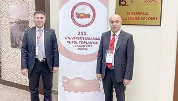 REKT&Ouml;R DEMİR, &Uuml;NİVERSİTELERARASI KURUL TOPLANTISINA KATILDI
