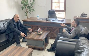 REKT&Ouml;R DEMİR VALİ CANALP&rsquo;I ZİYARET ETTİ