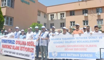 SAĞLIK &Ccedil;ALIŞANLARI TALEPLERİNİ SIRALADI
