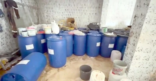 SAHTE TEMİZLİK ÜRÜNÜ ELE GEÇİRİLDİ