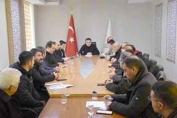 SASON&rsquo;DA DURUM DEĞERLENDİRME TOPLANTISI YAPILDI