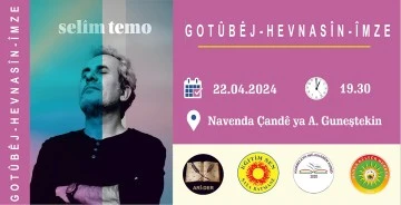 SELİM TEMO, OKURLARIYLA BULUŞUYOR