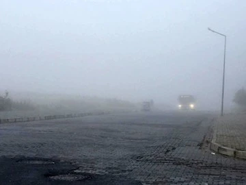 SİS HAYATI OLUMSUZ ETKİLEDİ!