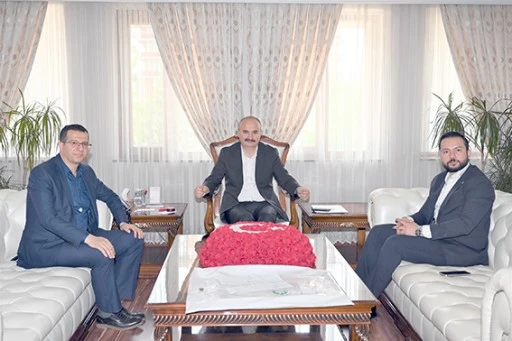 T&Uuml;GVA&rsquo;DAN VALİ CANALP&rsquo;E ZİYARET