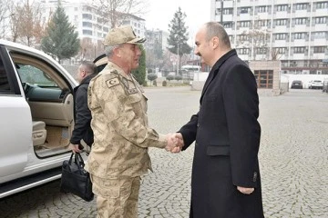 T&Uuml;MGENERAL&rsquo;DEN VALİ CANALP&rsquo;A ZİYARET