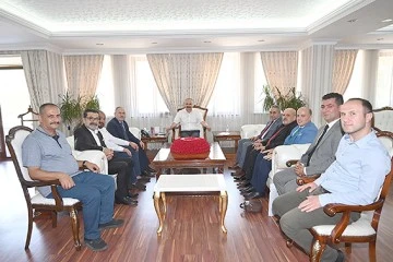 T&Uuml;RK B&Uuml;RO-SEN HEYETİNDEN VALİ CANALP&rsquo; ZİYARET