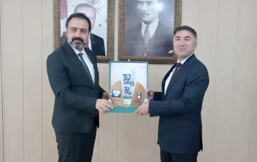 T&Uuml;SEB BAŞKANINDAN REKT&Ouml;R DEMİR&rsquo;E ZİYARET