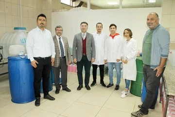 &Uuml;NİVERSİTEDE SIVI SABUN &Uuml;RETİMİ BAŞLADI