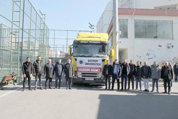 &Uuml;NİVERSİTENİN İKİNCİ YARDIM TIRI YOLA &Ccedil;IKTI