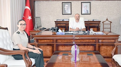 &Uuml;RKEMEZ&rsquo;DEN VALİ CANALP&rsquo;A ZİYARET