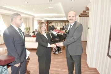 VALİ CANALP&rsquo;A AHİLİK HAFTASI ZİYARETİ