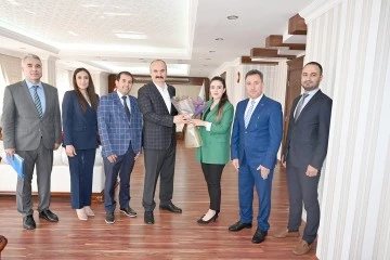 VALİ CANALP&rsquo;A SGK HAFTASI ZİYARETİ