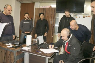 VALİ CANALP, BELEDİYE 153 BİRİMİNDE İNCELEMELERDE BULUNDU