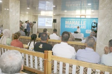 VALİ CANALP, &Ccedil;AMLITEPE MAHALLE SAKİNLERİYLE BİR ARAYA GELDİ