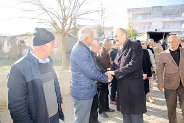 VALİ CANALP, K&Ouml;Y ZİYARETLERİNE DEVAM EDİYOR