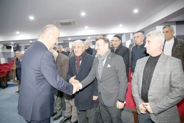 VALİ CANALP, MUHTARLARLA BİR ARAYA GELDİ