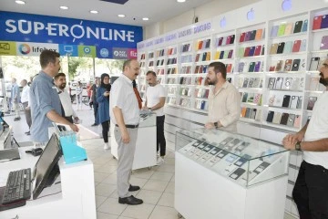 VALİ CANALP&rsquo;TAN ESNAF ZİYARETİ