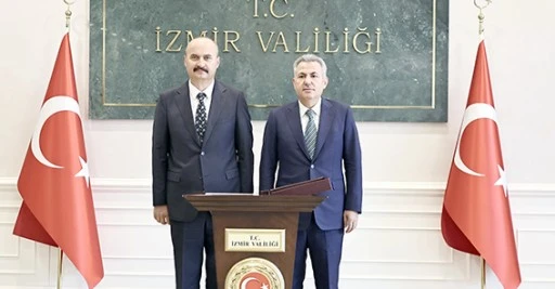 VALİ CANALP&rsquo;TEN İZMİR VALİSİNE ZİYARET ETTİ