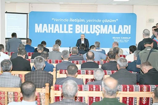VALİ, G&Uuml;NEYKENT&rsquo;TE VATANDAŞLARLA BİR ARAYA GELDİ