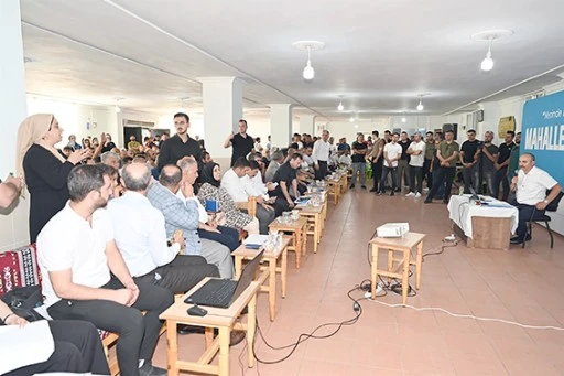 VALİ, KORİK SAKİNLERİYLE BİR ARAYA GELDİ